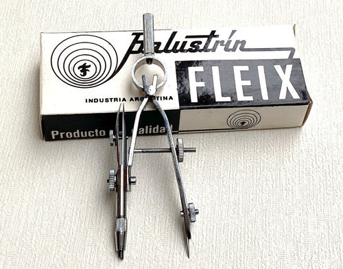 Fleix Metal Compass Balustrin with Original Box, 1960 1