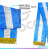 ATA Y ADORNA 5 Educational Bands Argentina Jura A La Bandera Si Prometo 150cm X 7cm 5