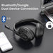 Eksa Bluetooth Headphones with Microphone and USB Dongle, 30 Hours 2