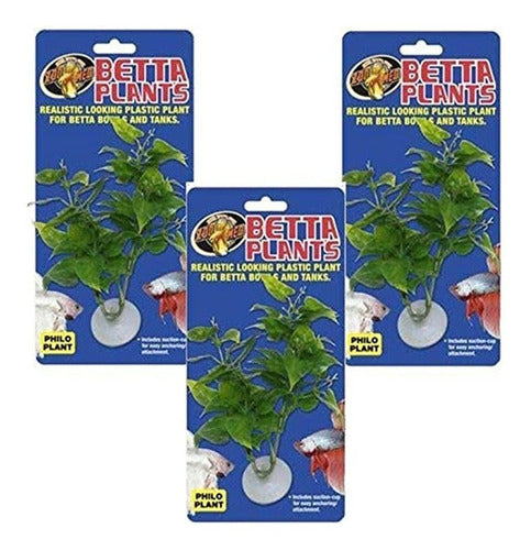 Zoo Med Paquete De 3 Plantas De Betta Philo 0