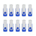 BrandName Azul 10 Pack 2GB USB 2.0 Flash Storage Units 0