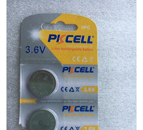 Pila Pkcell 2032 3.6 V Li-ion Recargable. 2