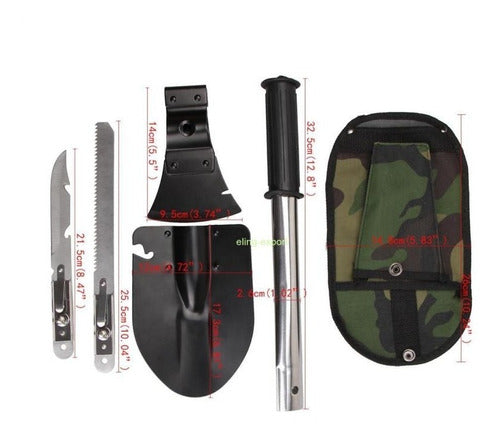 Cuchi Multi-Tool Kit with Axe Blade and Shovel 1