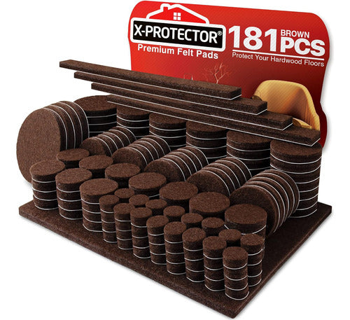 Almohadillas P/muebles X-protector Ultra Grandes 181 Piezas 0