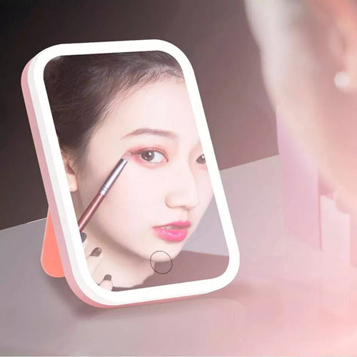 Livitnow Unique Touch Screen LED Light Mirror for Makeup USB 1