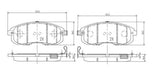 Pastillas Freno Delanteras Nissan Sentra 2.0 16v 1
