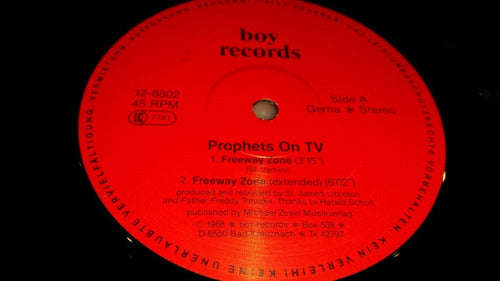 Prophets On Tv Much Better Dont Bring Me Down Vinilo Maxi 88 1