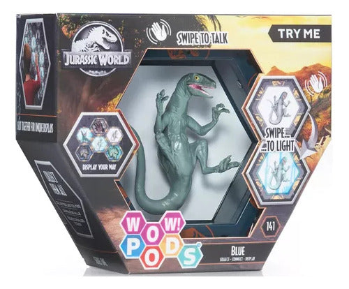 Wow! Pods Figura Jurassic World Blue Con Luz & Sonido 7