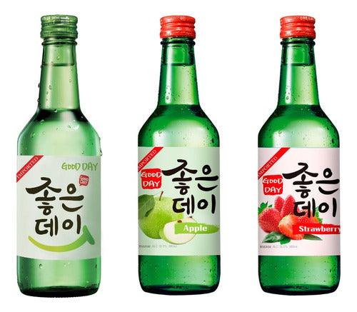 Good Day Pack of 3 Soju - Korean Liqueur 2