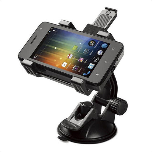 Universal Car Vehicle Support for Cellphones and GPS with Suction Cup Mount 0