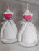 Set of 15 Handcrafted Glitter Finish Dress Candles for 15-Year-Old Ceremony 16