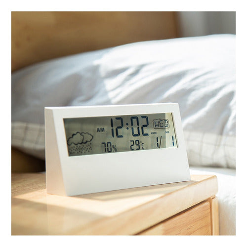 Take it Right Clock Digital Alarm Weather Date Clock 1