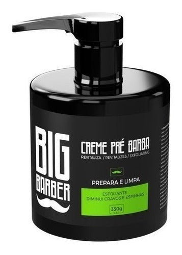 Combo Creme Pré E Pós Barba Big Barber 350g Caixa 6 Unidades 1