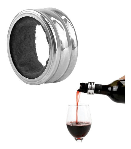 Set De 3 Accesorios Para Vino Con Estuche Botella 2