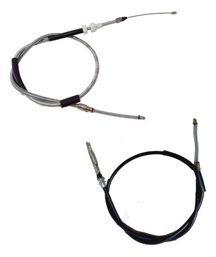 Ford Kit X2 Brake Cables for Escort 89/ Rear Left & Right 0