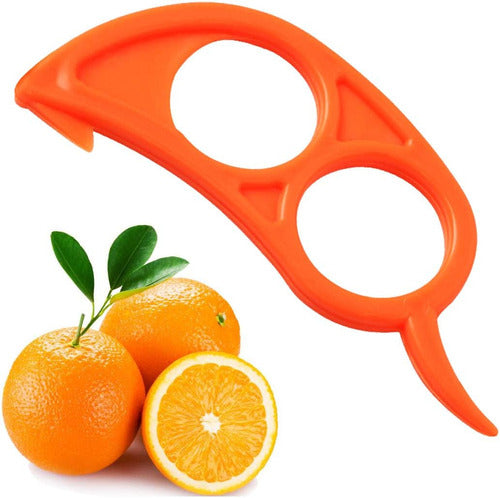 Cjeslna 4 X Peeler, Slicer for Oranges, Lemons, and Citrus Fruits 0