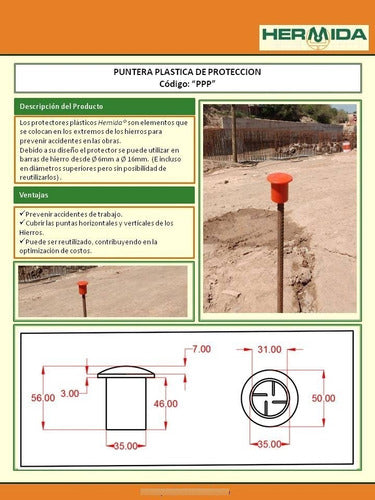 Ppp Punteras De Proteccion (ø8 Al Ø25) X 100ud 2