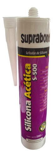 Silicona Acida Con Fungicida,  Para Baños/cocinas Lnt 0