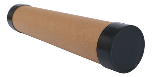 2A 65cm x 60mm x 25-Pack Cardboard Tubes with Caps 0