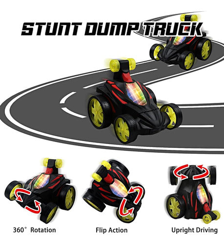 Hyw Remote Control Stunt Car Para Niños, Doble Cara 360 ° De 1