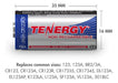 Tenergy Propel 3V CR123A Lithium Battery 3