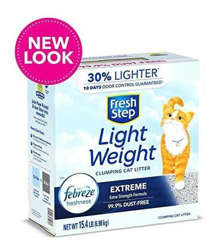 Fresh Step Lightweight Extreme Cat Litter with Febreze - 15.4 lb 2