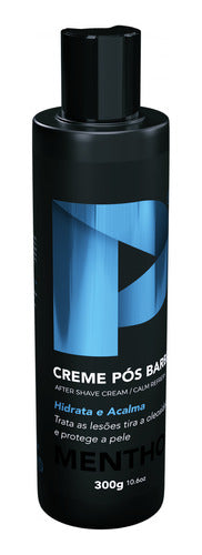 Creme Pós Barba Play Barber 300g Menthol Cuidado Pós Barbear 2