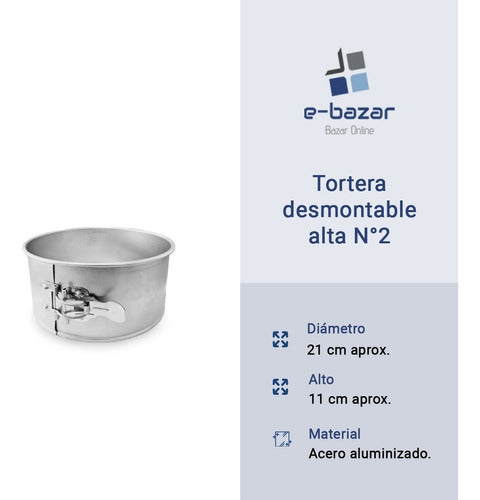 Doña Clara N°2 Detachable High Aluminum Tortoise 21x11 Cm 1