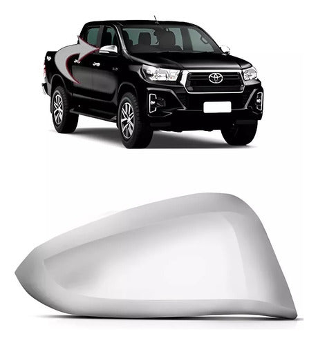 Kit X2 Tapas Cacha Espejo Toyota Hilux 2016/ Cromada 7