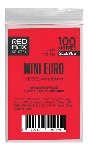 Red Box Mini Card Protectors for Board Games 0