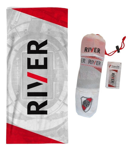 Quick Dry River Plate Official License Beach Towel 150x70 1