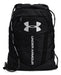 Under Armour Unisex Sackpack Backpack - Black/Silver, One Size 0