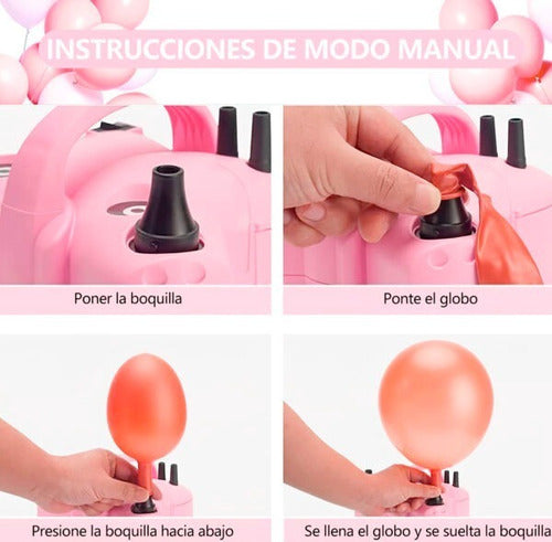 Inflador/compresor De Globos E Inflables Eléctrico Pro 2