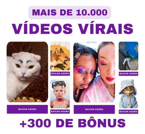 +10.000 Vídeos Virais/cortes/satisfatorios + Atualização 0