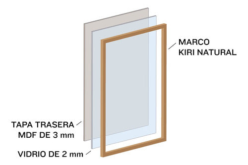 Frama Enmarcados Kiri Frame 70 X 50 Cm 1