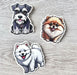 Calcos Stickers Vinilo Termo - Perritos Perro 2 3