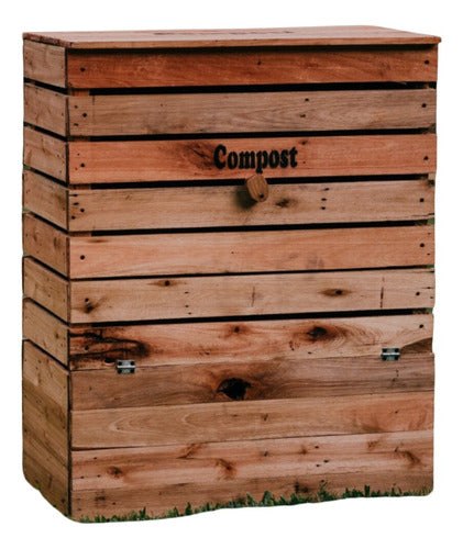 Kuku Pallet Compostera XL Madera Urbana Balcón Compost Orgánico 0