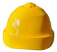 Casco De Seguridad Industrial Obra Arnes Simple Amarillo Dp 2