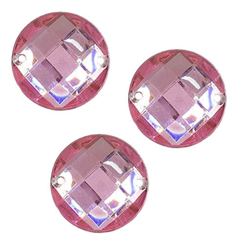 Faceted Round Sewing Gems 12mm Colors x 500 Units 8