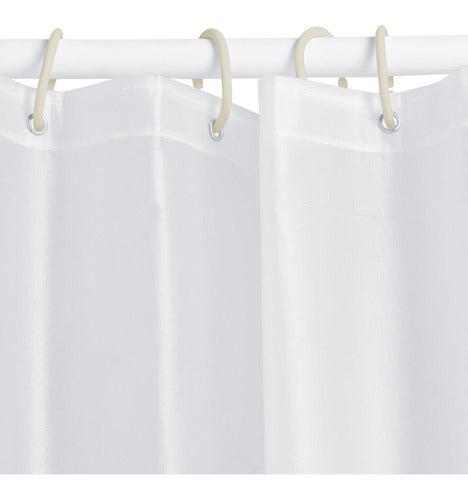 Spirella Ganchos Cortinas Baño Importados De Plastico Beige X12 2