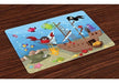 Ambesonne Pirate Place Mats Set De 4 Cartoon Ship Under The 0