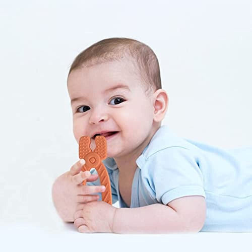 Fu Store Soft Silicone Teething Toys 4 Pack 4