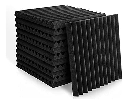 Sonic Acoustics 1" X 12" X 12" Acoustic Foam Panels, Wedge Tiles 0