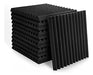 Sonic Acoustics 1" X 12" X 12" Acoustic Foam Panels, Wedge Tiles 0