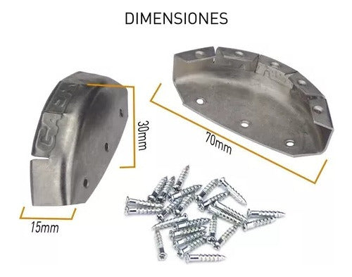 Gaerne Kit Punteras De Acero Botas Enduro GX1 3