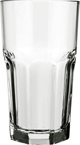 Nadir Juego 6 Vasos Vidrio Refresco 340ml Alto 14cm Bristol 0