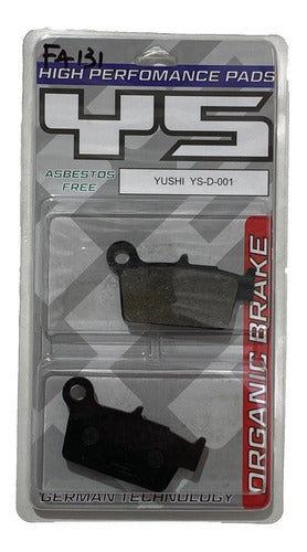 YS Pastilla Freno Trasera FA 131 Honda NX 400 Falcon Moto16 0