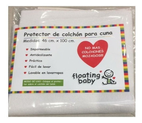 Floating Protector Colchon Imperm Lavable Cuna 46x100cm 0