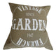 Rustic Decorative Cushion Cover 40x40 Tusor Garden 0