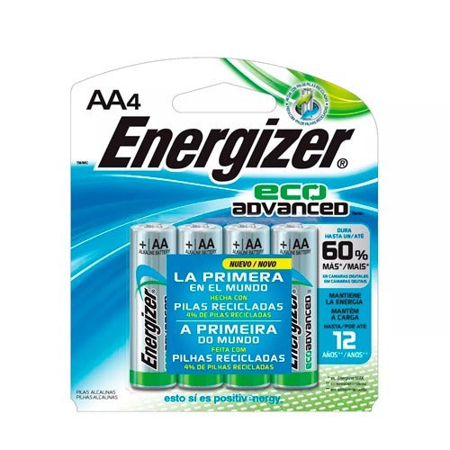 Energizer EcoAdvanced AA Battery X 4 Super Offer! Febo 0